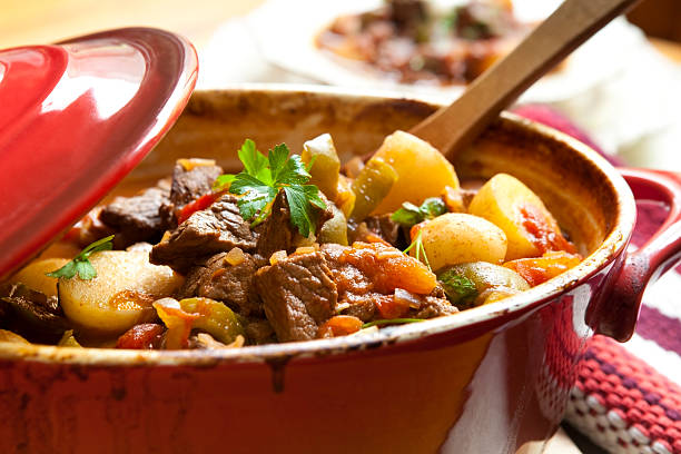 Beef casserole with vegetables